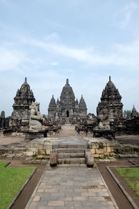 View of temple against sky