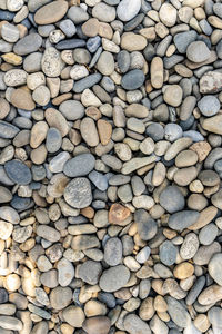 Full frame shot of pebbles