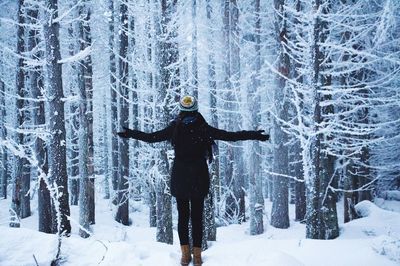 Close-up of a person in snow