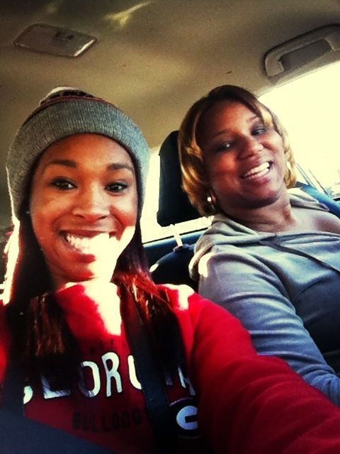 Me and mommy yesterday 