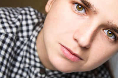 Close-up of young woman