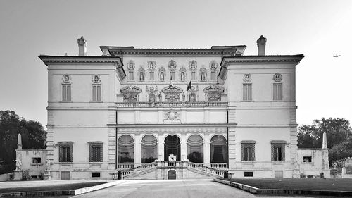 Entrance of historical building