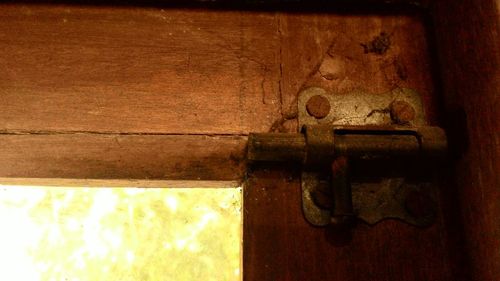Close-up of rusty metal