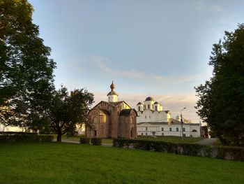 View of temple against sky