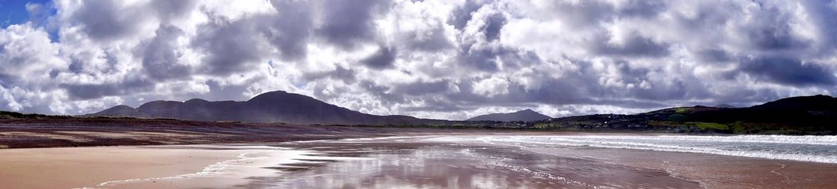 Panoramic view of sea against sky