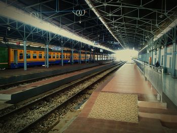 Railroad station platform