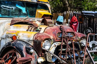 Old rusty car