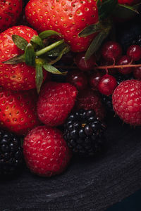 Close-up of strawberries