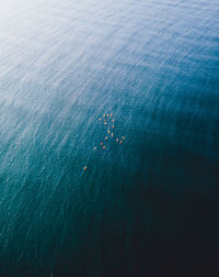 Aerial view of sea 