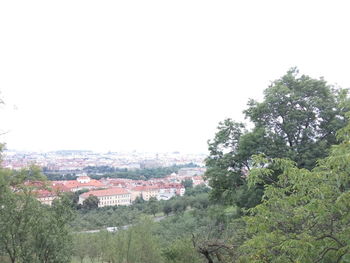 High angle view of townscape