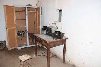 Interior of abandoned home