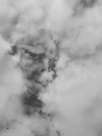 Low angle view of clouds in sky