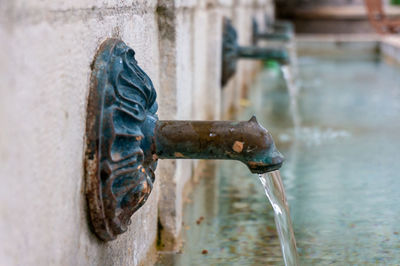 Public water source in avignon france
