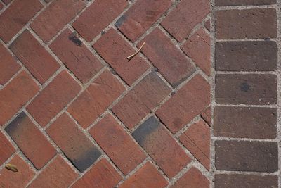 Full frame shot of tiled floor