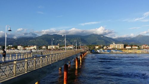 River with cityscape in background