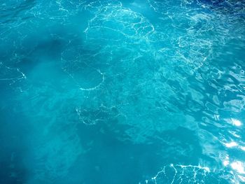 High angle view of swimming pool