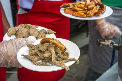 Close-up of food in plate