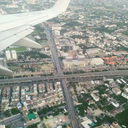 Aerial view of city