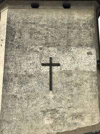 Cross in cemetery