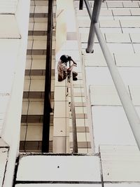 Low angle view of power lines