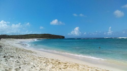 Scenic view of beach