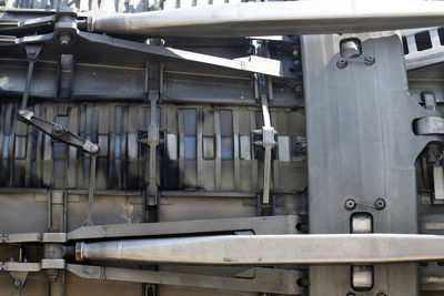 Close-up of machine part