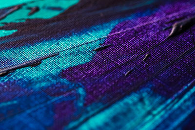 Full frame shot of blue textured surface