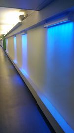 Illuminated lights at night