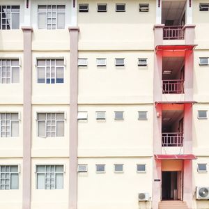 Full frame shot of apartment building