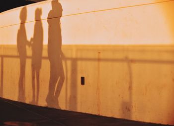 Shadows on griffith observatory 