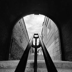 Low angle view of staircase