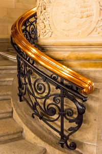 Close-up of ornate column