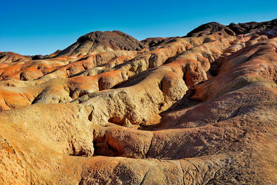 Scenic view of rock formations