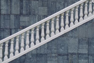 Stairs architecture in the street in bilbao city spain