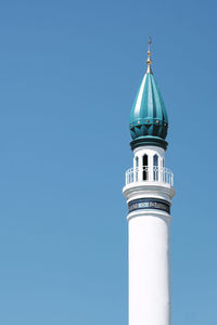 New mosque in the city of kazan, russia. islamic concept ramadan and eid background