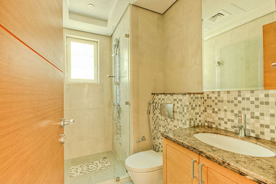 View of bathroom at home