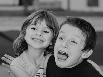 Portrait of smiling boy