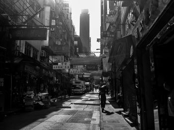 Street amidst buildings in city