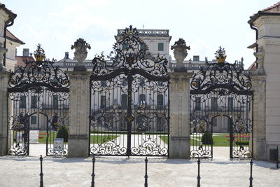 Entrance of historic building