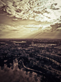 Aerial view of cityscape