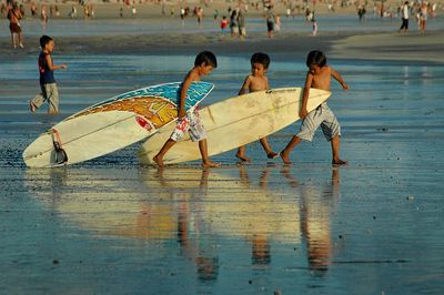 People on beach