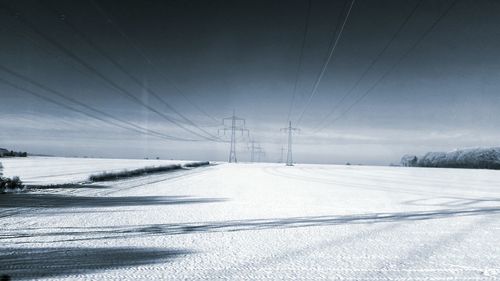 Snow covered landscape