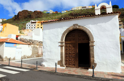 Facade of building