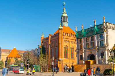 Low angle view of church