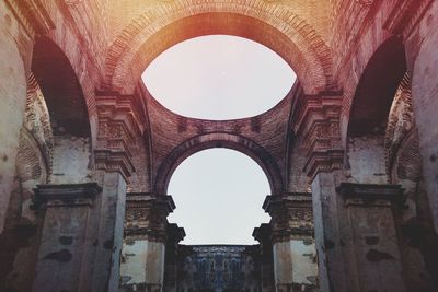 Low angle view of a historical building