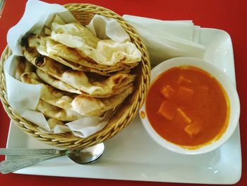 Close-up of food in plate