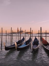 Boats in sea