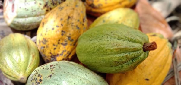 Close-up of fruits for sale at market stall