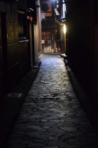 Empty corridor of building