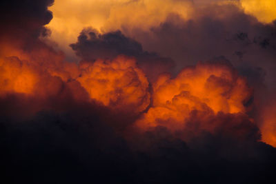 Close-up of clouds in sky